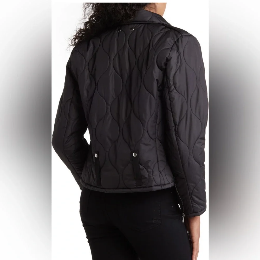 NSF Clothing quilted Moto jacket